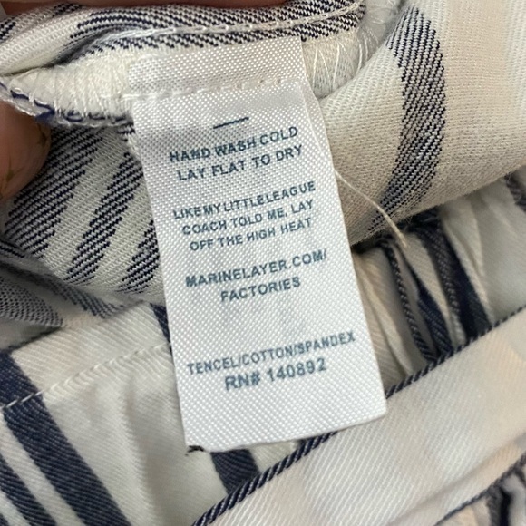 Marine Layer Langley Pant Wide Leg - Picture 8 of 8